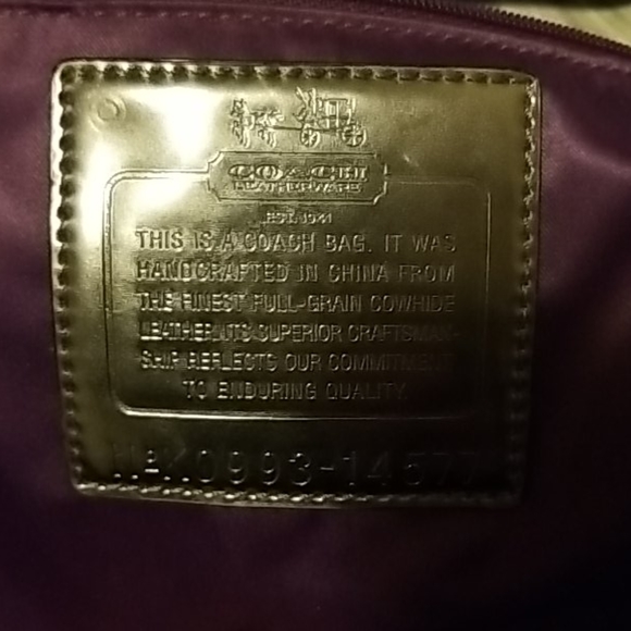 Black Coach Purse - Picture 3 of 6